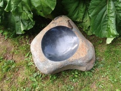 boule dolerite evide meule